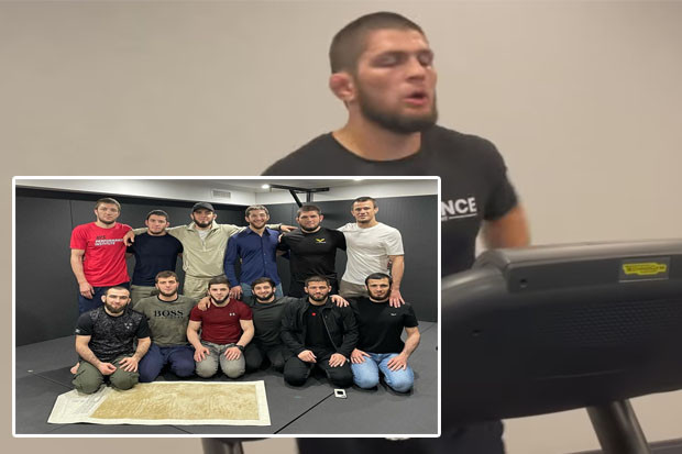 Khabib Nurmagomedov...