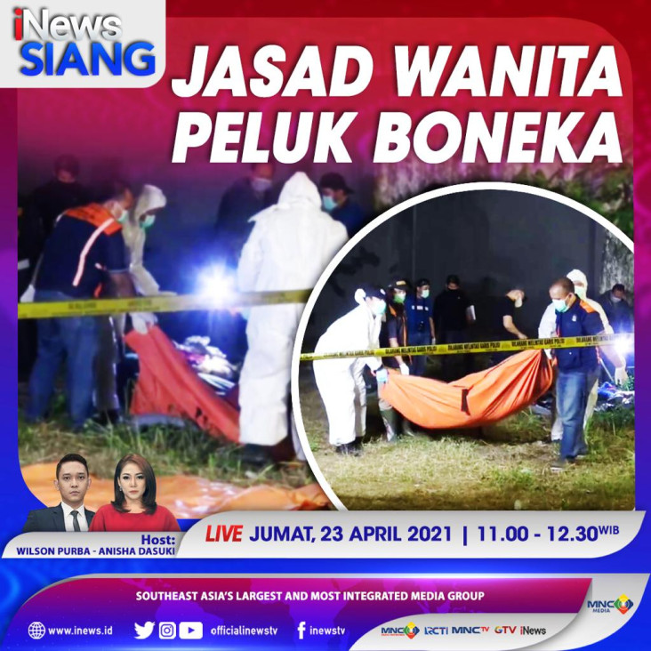 Jasad Wanita Peluk Boneka,...