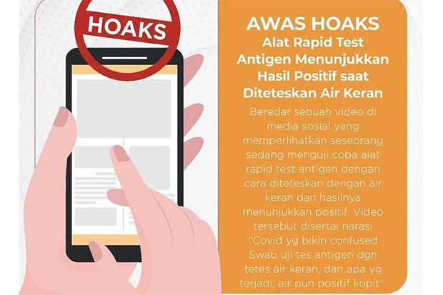 Alat Rapid Test Ditetesi...