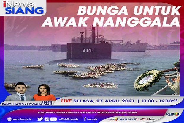 Bunga untuk Awak Nanggala,...