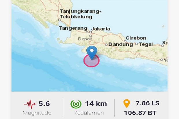 Gempa M5,6 Sukabumi,...