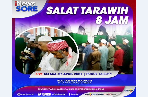 Salat Tarawih 8 Jam,...