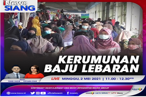 Kerumunan Baju Lebaran,...