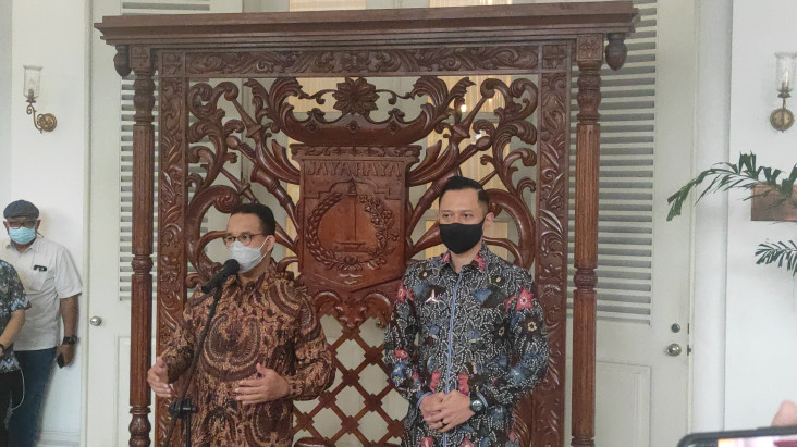 Ditemui AHY, Anies Baswedan...
