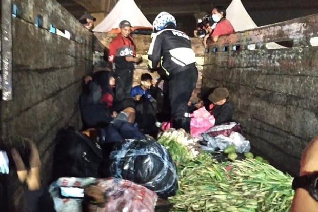 Bawa Pemudik, Truk Sayur...