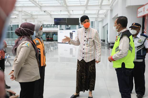 Ganjar Sidak ke Bandara...
