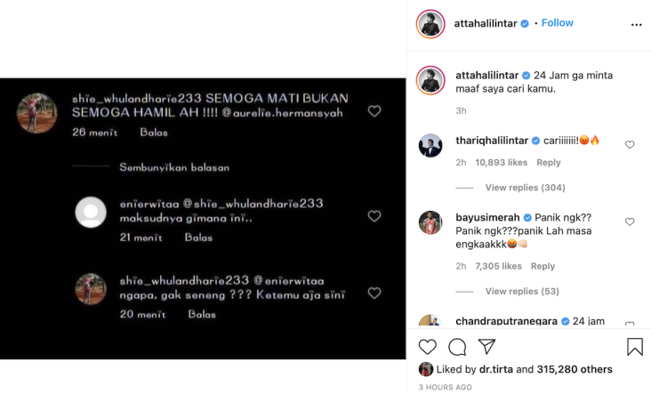 Atta Halilintar Murka,...