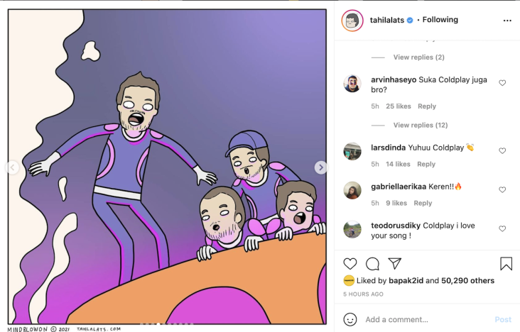 Bangga, Coldplay Ajak...