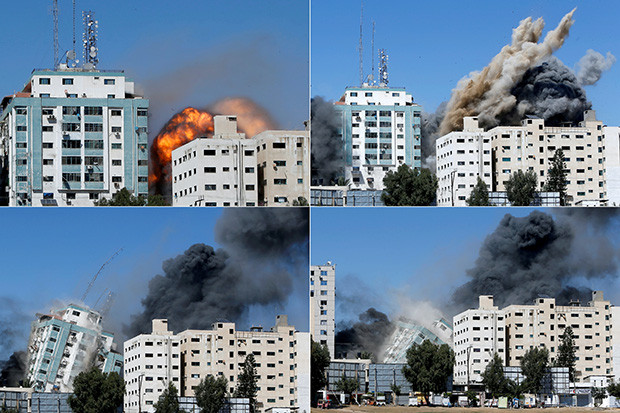 Kantor di Gaza Dihantam...