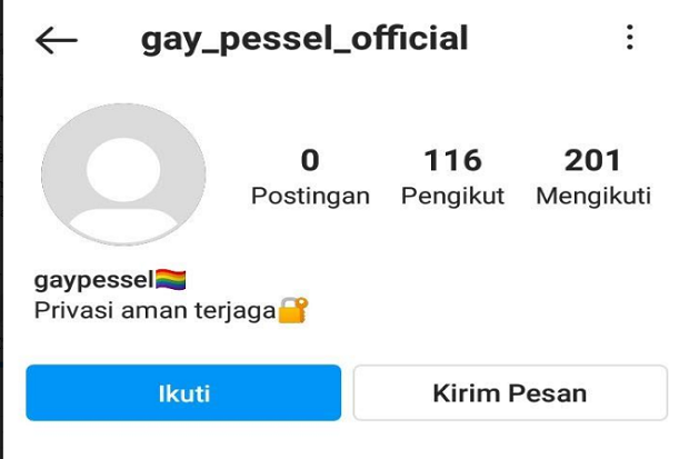 Akun Instagram Gay Pessel...