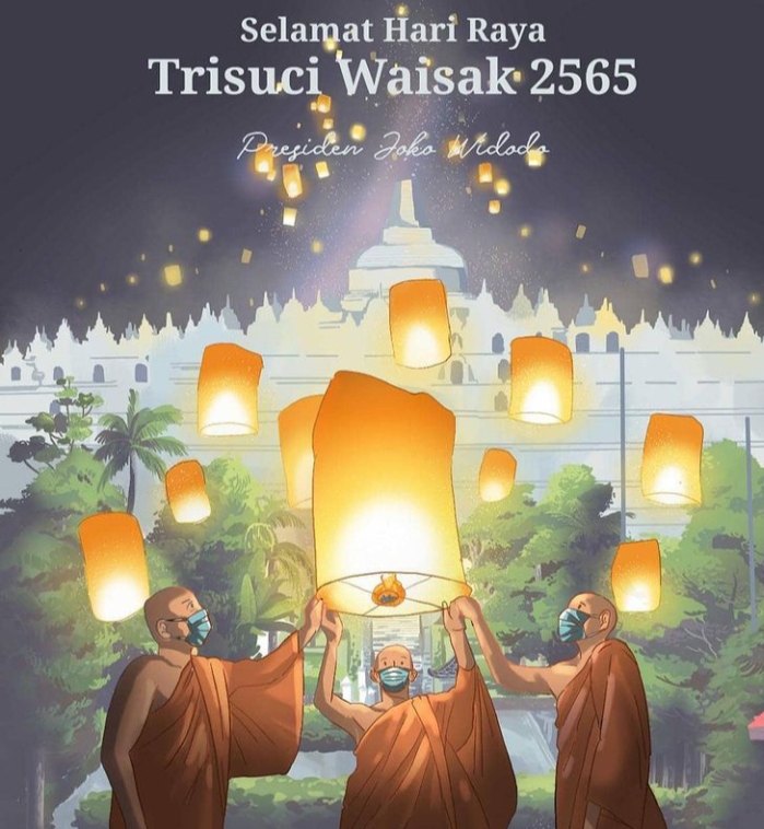 Hari Raya Waisak, Jokowi:...
