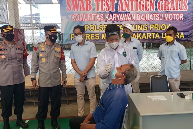 Polres Jakut Swab Antigen...