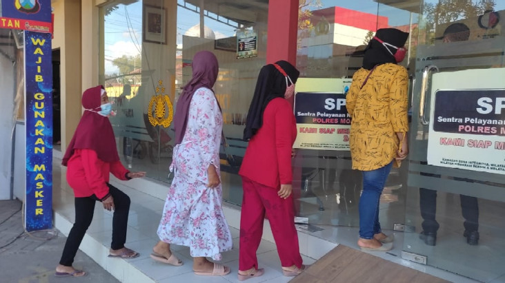 Emak-emak di Mojokerto...