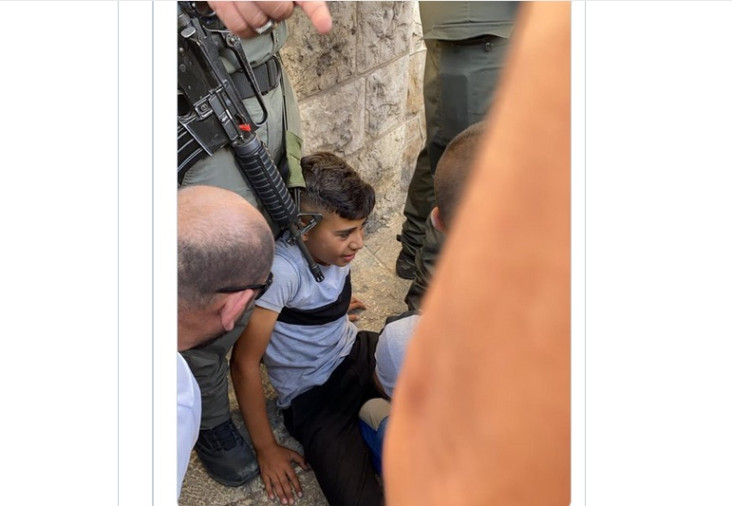 Polisi Israel Tabrak...