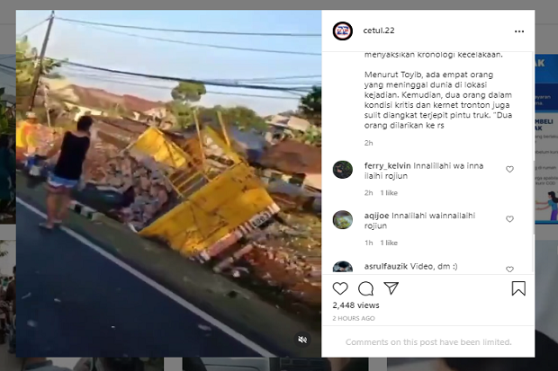 Mengerikan, Truk Tronton...
