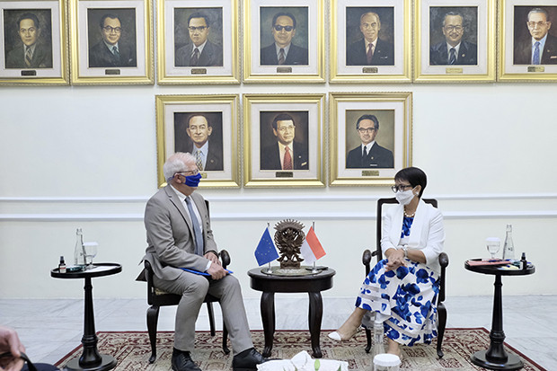 Bertemu Petinggi UE,...