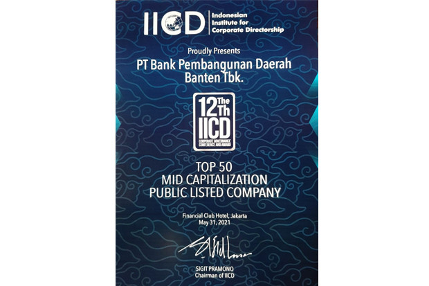 Bank Banten Raih Top...