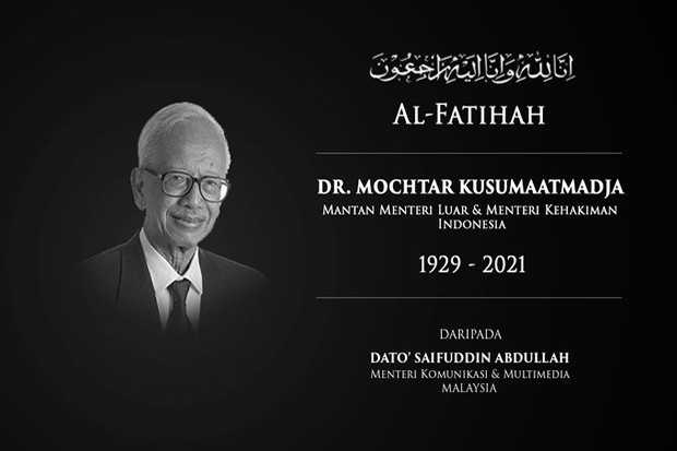 Mochtar Kusumaatmadja...