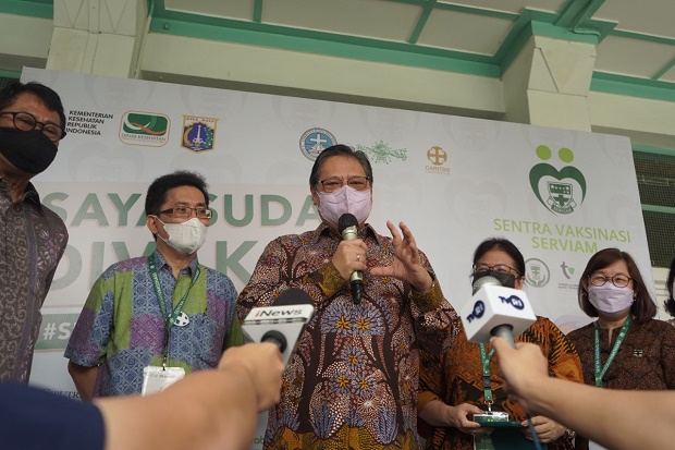 Berkunjung ke SVS, Airlangga...