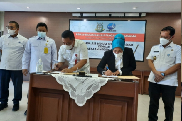 PDAM Makassar Gandeng...