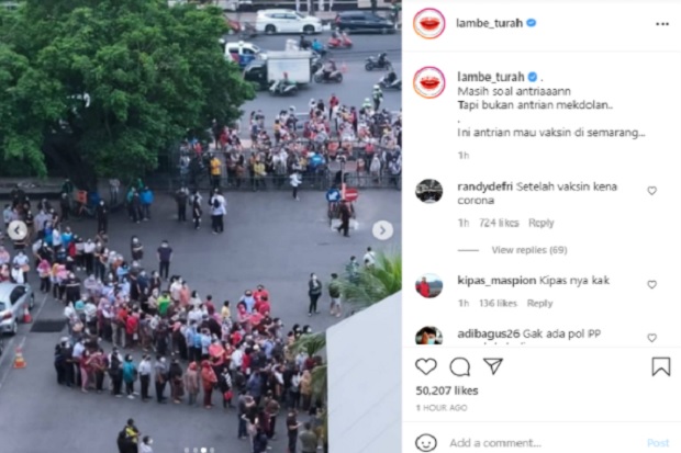 Viral! Penampakan Kerumunan...