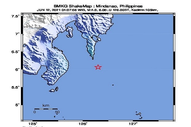 Gempa Bumi Bermagnitudo...