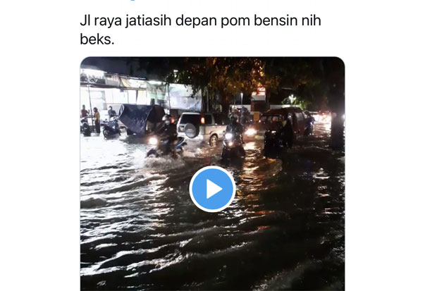 Diguyur Hujan Deras,...