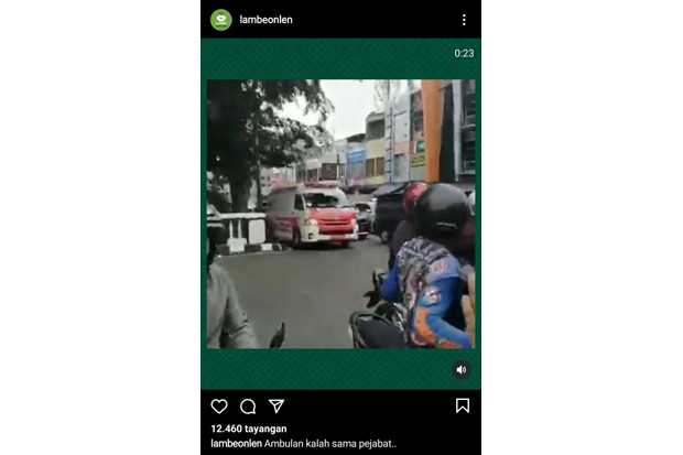 Viral, Ambulans Bawa...