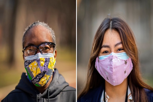 Gunakan 2 Masker Bantu...