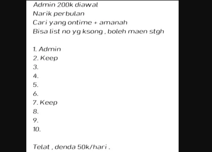 Ibu-Ibu, Hati-Hati dengan...