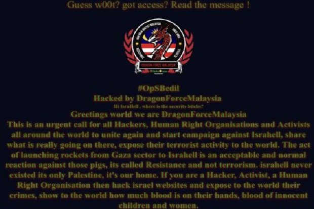 Hacker Malaysia Pro-Palestina...