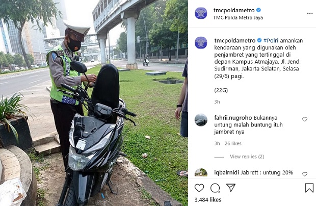 Penjambret Tinggalkan...