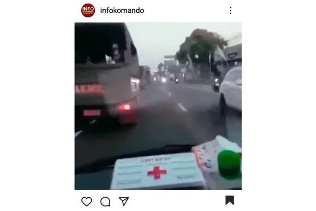 Viral, Rombongan Truk...