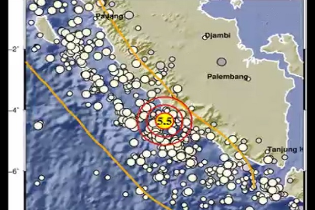 Bengkulu Diguncang Gempa...