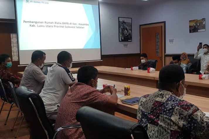 Pembangunan Huntap Luwu...