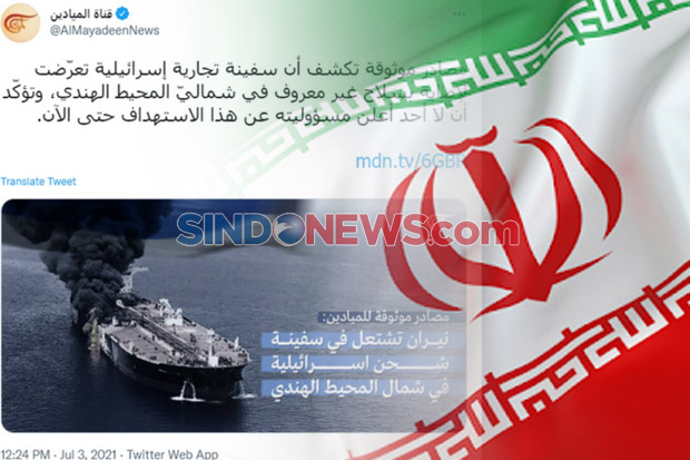 Israel Tuding Iran Pelaku...