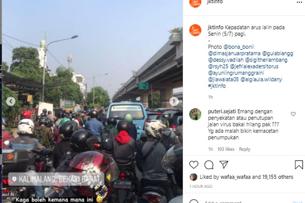 Senin Pertama PPKM Darurat,...