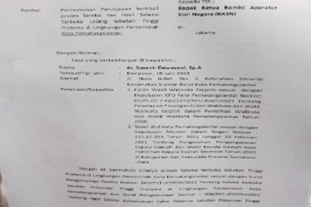 Surati KASN, Wakil Wali...