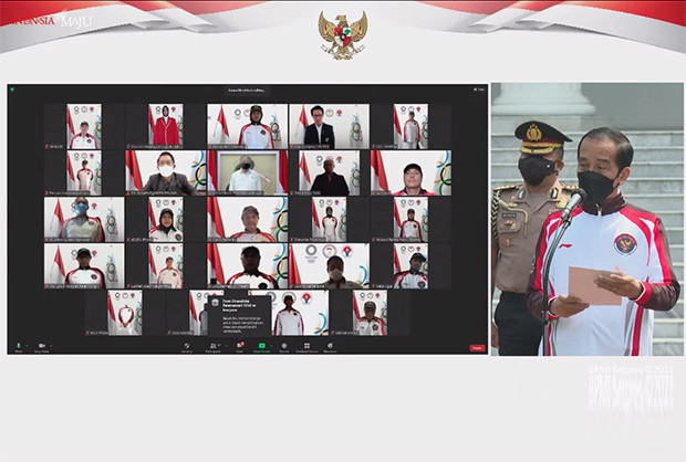 Jokowi Lepas Kontingen...