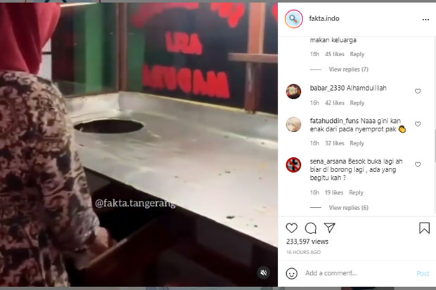 Borong Sate untuk Tertibkan...