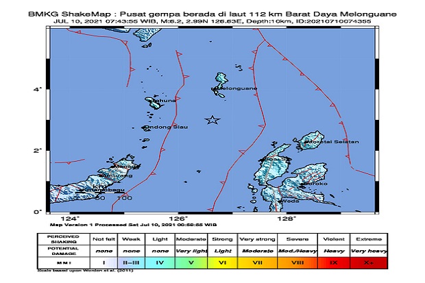 Usai Gempa Magnitudo...