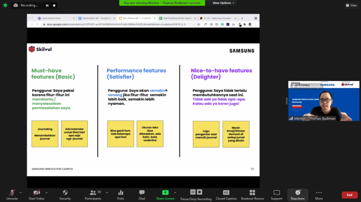 Samsung Beri Pelatihan...