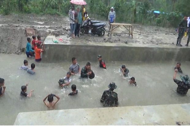 Bahagia Proyek Bendungan...