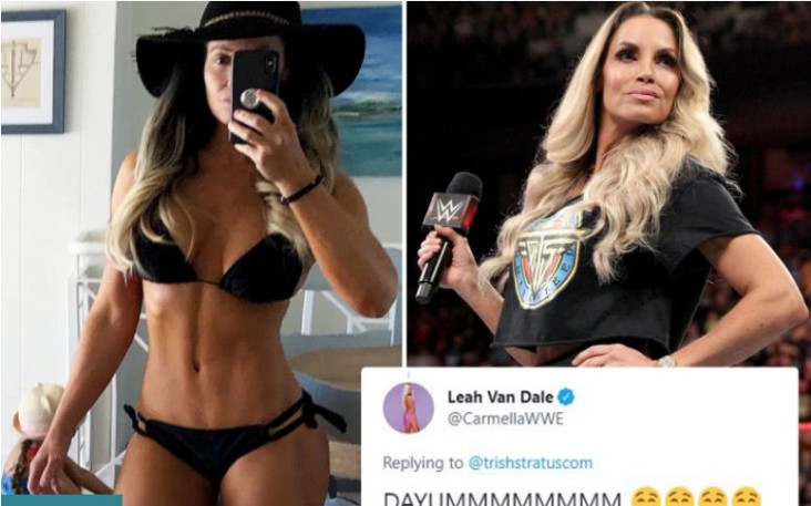 Wow! Trish Stratus Pamer...