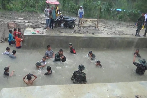 Bendungan Mini Rampung...