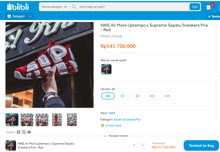 Harga Sneakers Termahal...