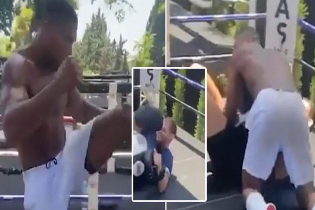 Anthony Joshua Jatuhkan...