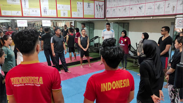 Atlet Karate Sulsel...