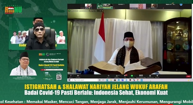 Airlangga Hadiri Istighosah...