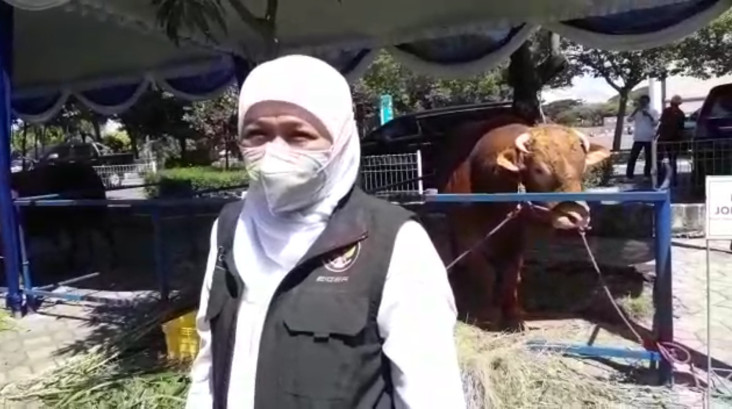 Gubernur Khofifah Kurban...